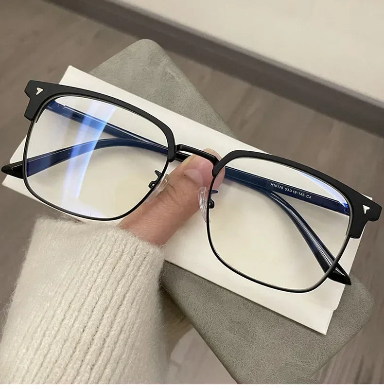 Blue Ray Blocking Anti-Blue Light Glasses PC Eye Protection Square Eyeglasses Ultralight Optical Spectacle Eyeglass Men Women
