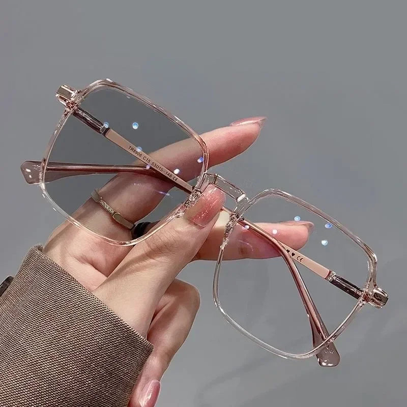 Blue Ray Blocking Anti-Blue Light Glasses PC Eye Protection Square Eyeglasses Ultralight Optical Spectacle Eyeglass Men Women