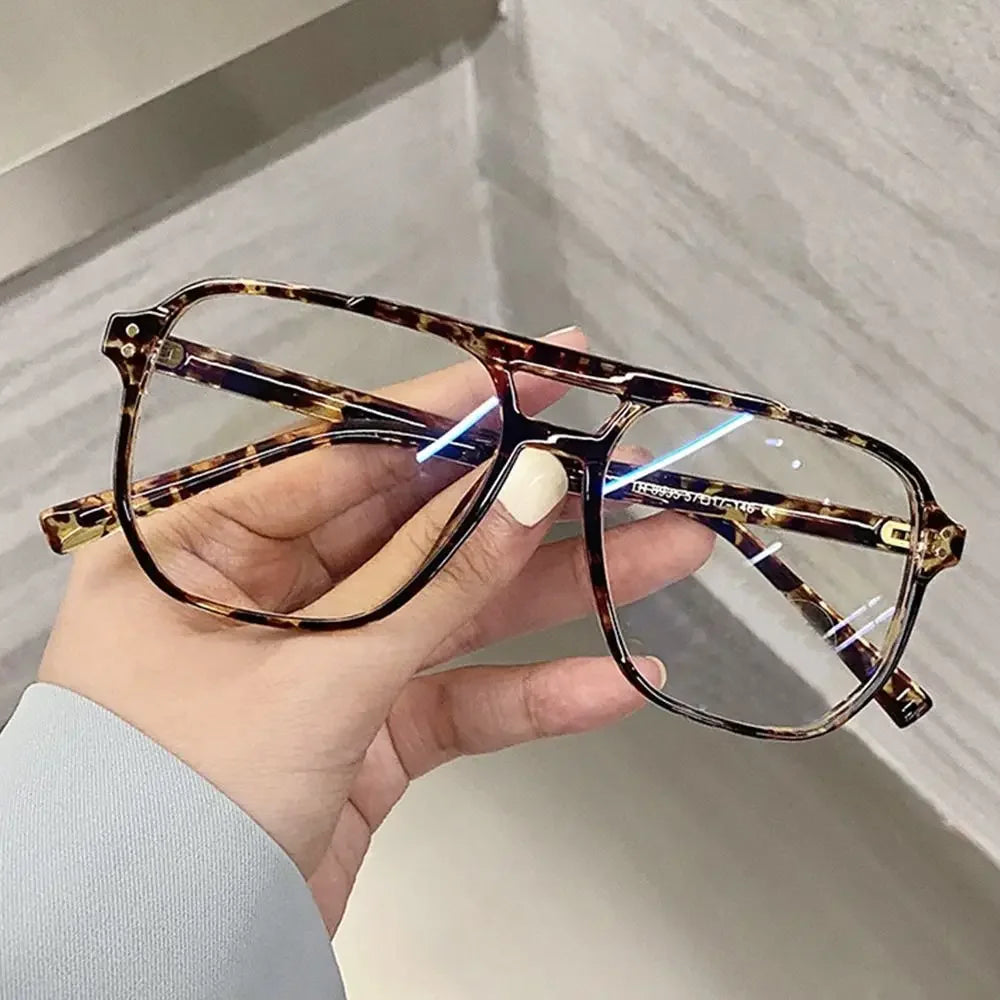 Blue Ray Blocking Anti-Blue Light Glasses PC Eye Protection Square Eyeglasses Ultralight Optical Spectacle Eyeglass Men Women