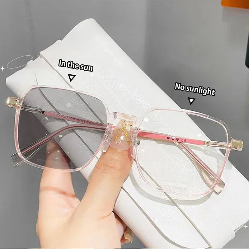 Blue Ray Blocking Anti-Blue Light Glasses PC Eye Protection Square Eyeglasses Ultralight Optical Spectacle Eyeglass Men Women