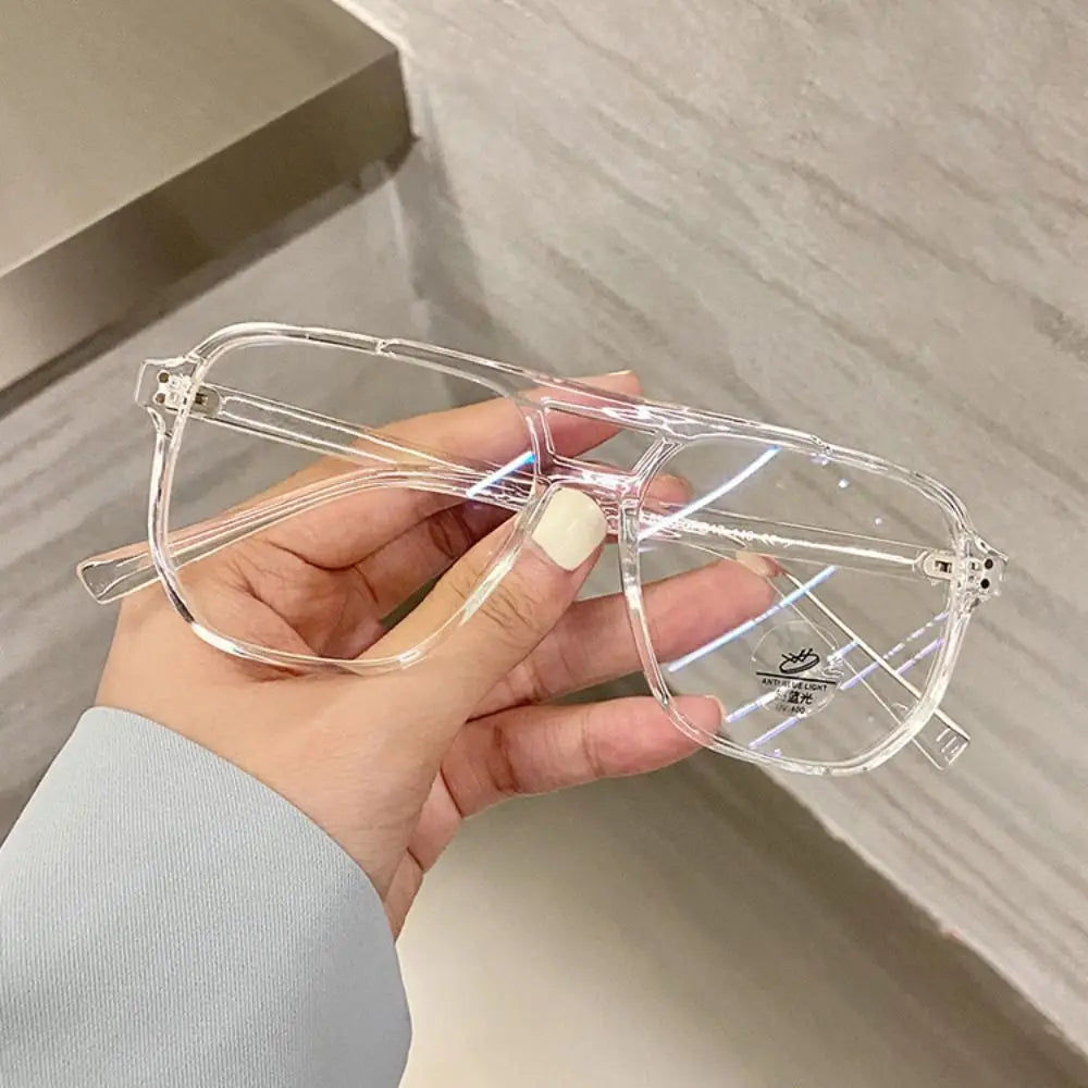 Blue Ray Blocking Anti-Blue Light Glasses PC Eye Protection Square Eyeglasses Ultralight Optical Spectacle Eyeglass Men Women