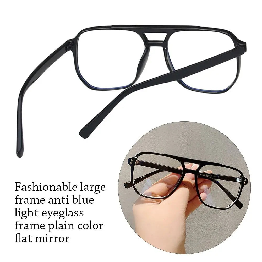 1PC Fashion Anti-blue Light Glasses Men Women Transparent Computer Glasses Retro Square Eyeglasses Optical Spectacle Glasses